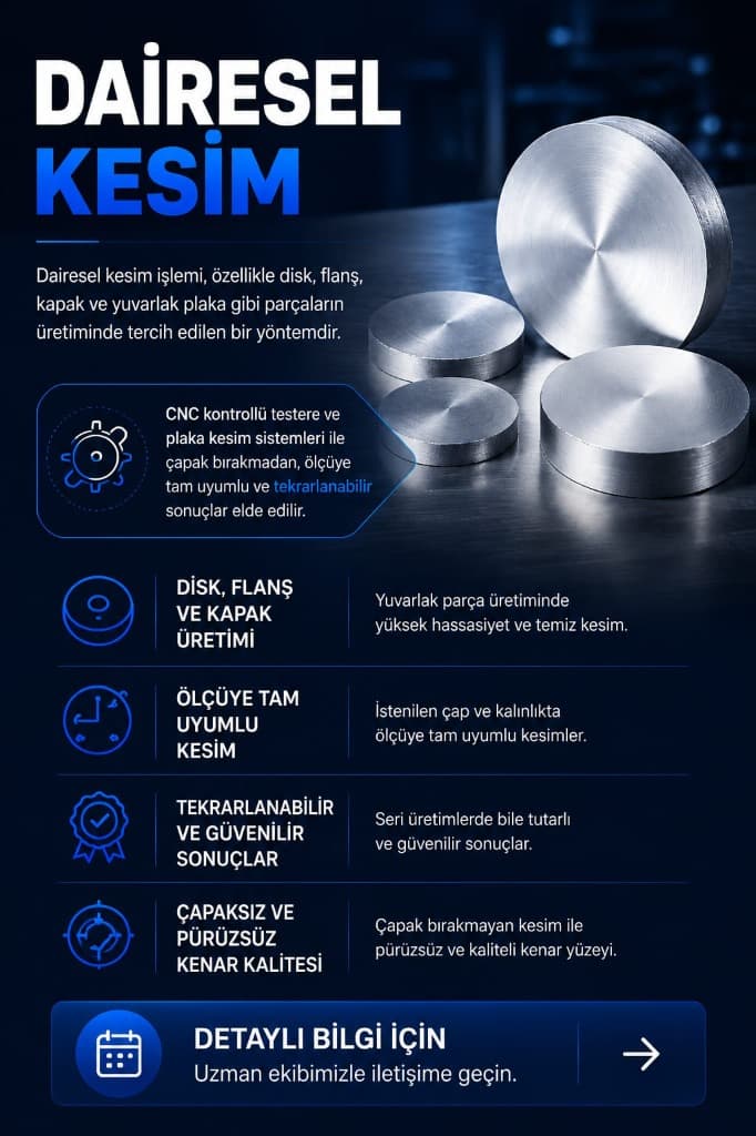 Circular Cutting and Flange Production